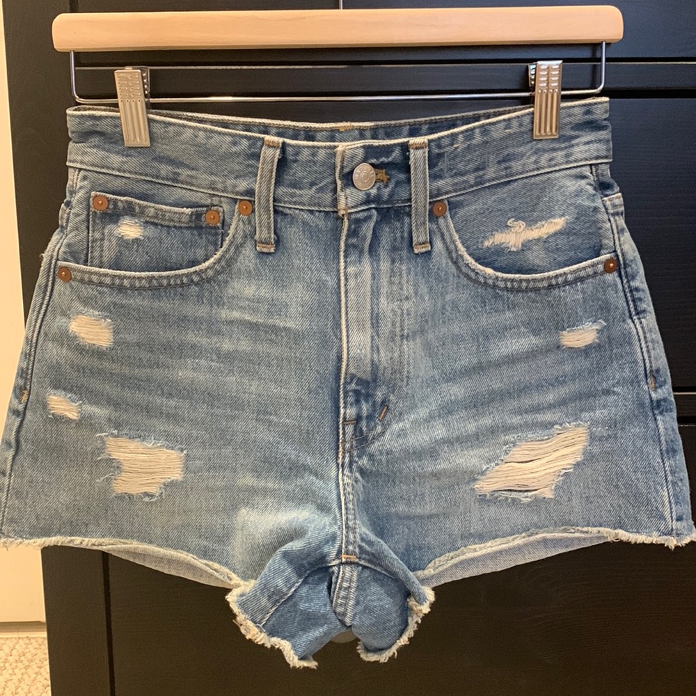 Madewell Relaxed Denim Shorts Renfield Wash
